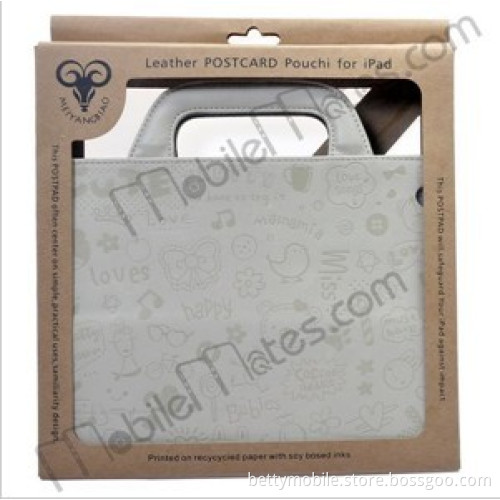Cute Cartoon Handbag Style Stand Leather Case